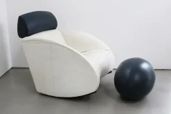 Mama Schaukelstuhl mit Fußhocker, 1990er