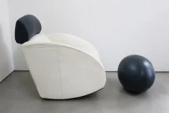 Mama Schaukelstuhl mit Fußhocker, 1990er