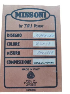 Mandarin-Teppich von Ottavio Missoni für T&J Vestor, Italien, 1980er Jahre