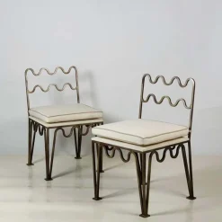 Méander Beistellstühle von Atelier Cabanel, 2er Set