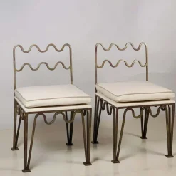 Méander Beistellstühle von Atelier Cabanel, 2er Set