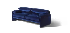 Maralunga Zwei-Sitzer Sofa von Vico Magistretti für Cassina
