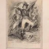 Marc Arrowt, La Liberté Guide nos Jour, Original Radierung, 19. Jh