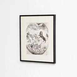 Marc Chagall, Biblical Series, 1956, Heliogravüren, gerahmt, 15er Set