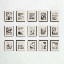 Marc Chagall, Biblical Series, 1956, Heliogravüren, gerahmt, 15er Set