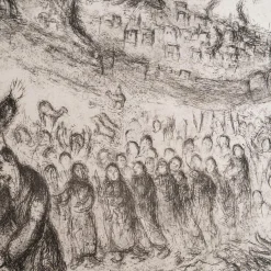 Marc Chagall, Biblical Series, 1956, Heliogravüren, gerahmt, 15er Set