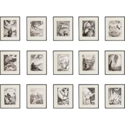 Marc Chagall, Biblical Series, 1956, Heliogravüren, gerahmt, 15er Set