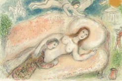 Marc Chagall, Circe aus Odyssey, 1989, Lithographie