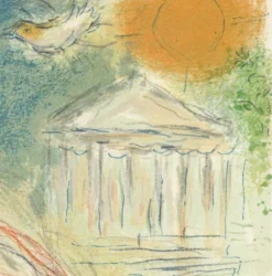 Marc Chagall, Circe aus Odyssey, 1989, Lithographie