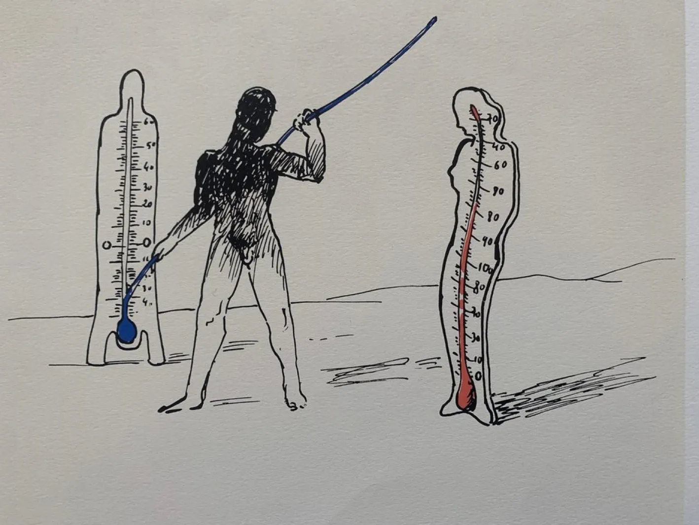 Marcel Jean, Surrealistische Komposition, 1960er, Lithographie