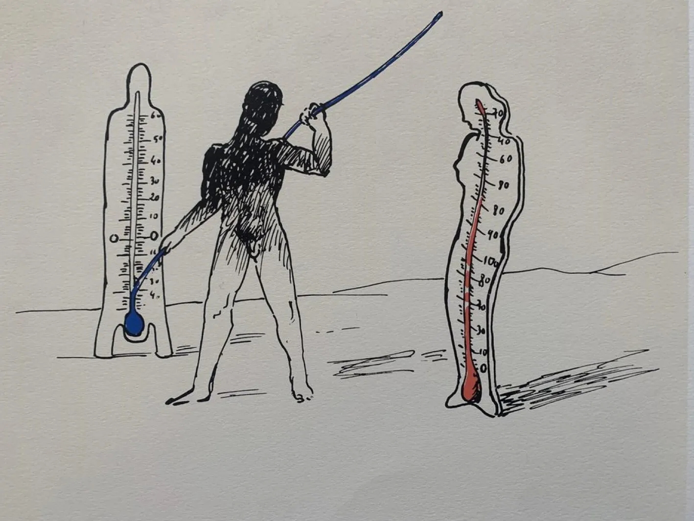 Marcel Jean, Surrealistische Komposition, 1960er, Lithographie