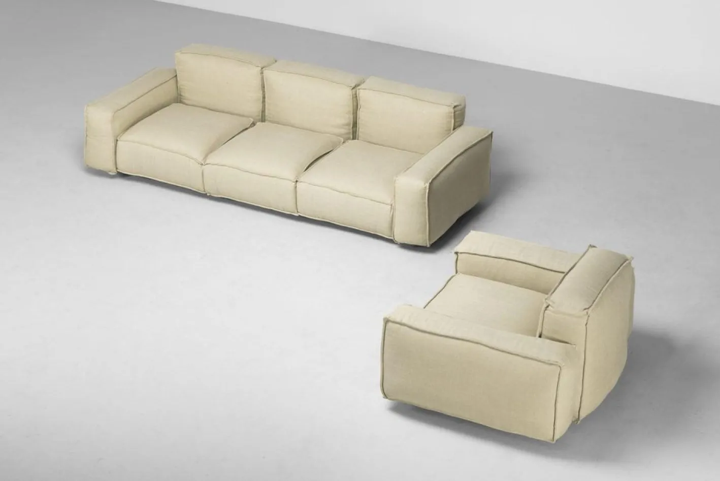 Marechiaro Sofa Set von Mario Marenco für Arflex Italy, 1976, 2er Set