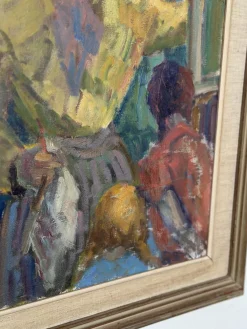 Margareta Wallin Kylander, Women in Yellow, 1960er, Öl auf Leinwand, Gerahmt