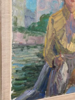 Margareta Wallin Kylander, Women in Yellow, 1960er, Öl auf Leinwand, Gerahmt