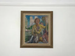 Margareta Wallin Kylander, Women in Yellow, 1960er, Öl auf Leinwand, Gerahmt
