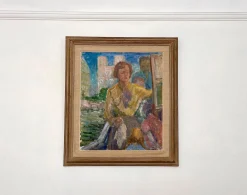Margareta Wallin Kylander, Women in Yellow, 1960er, Öl auf Leinwand, Gerahmt