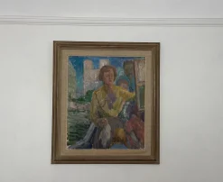 Margareta Wallin Kylander, Women in Yellow, 1960er, Öl auf Leinwand, Gerahmt