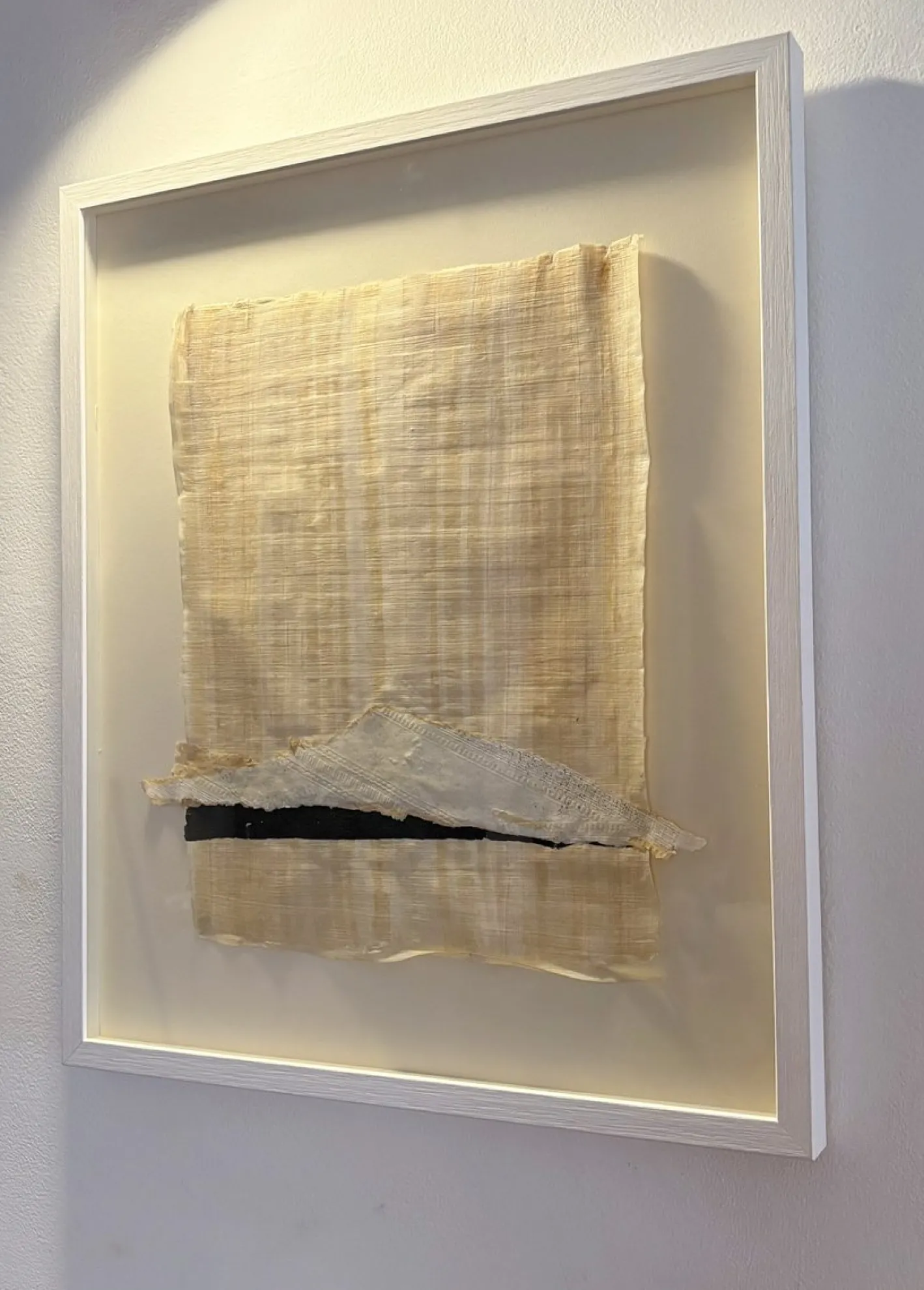 Marilina Marchica, Paperlandscape, Collage auf Papyrus