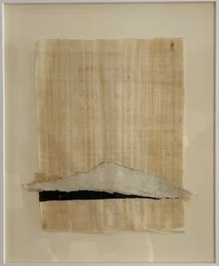 Marilina Marchica, Paperlandscape, Collage auf Papyrus
