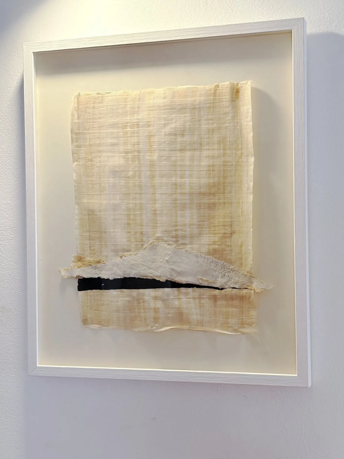 Marilina Marchica, Paperlandscape, Collage auf Papyrus