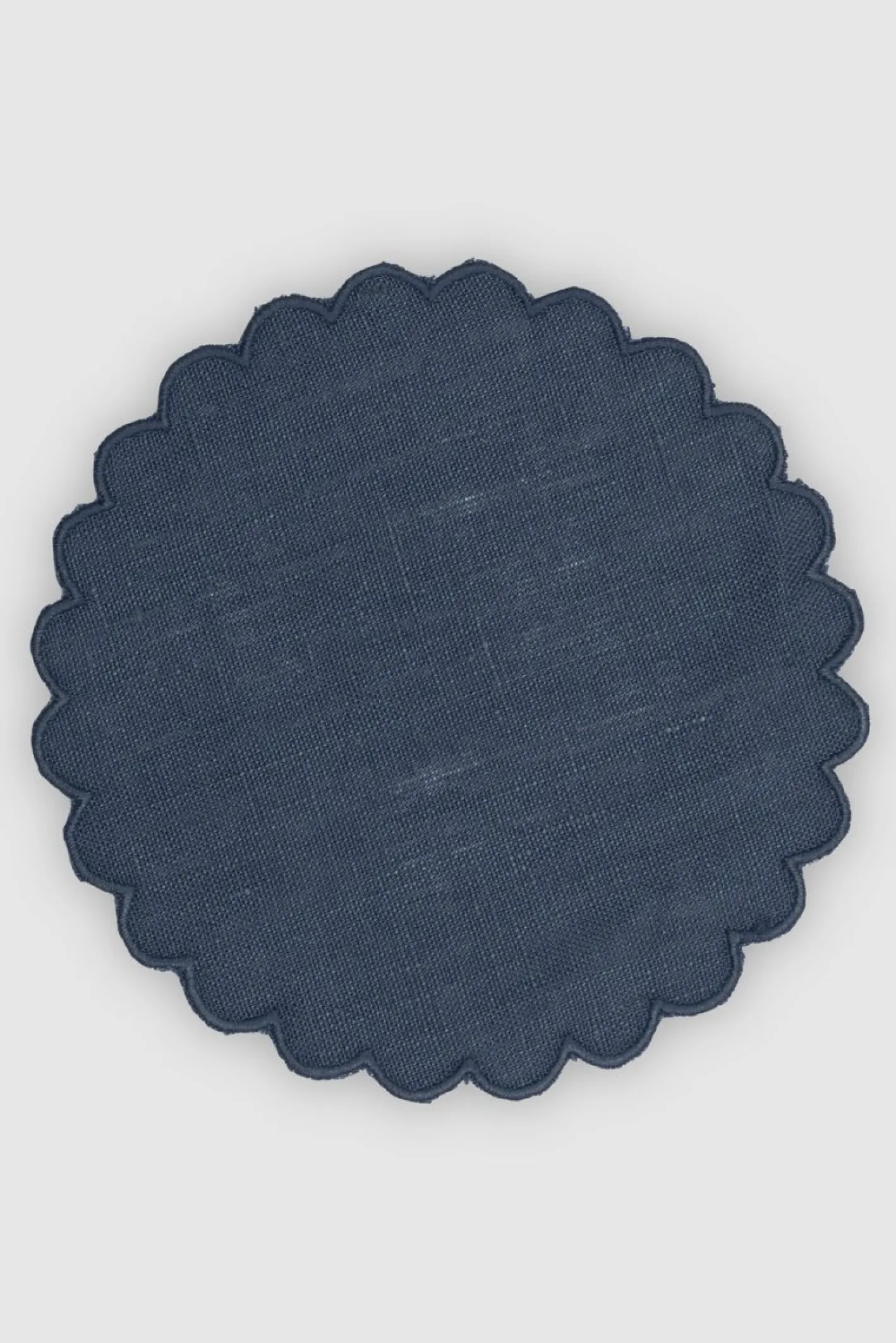 Marineblaue Leinen Untersetzer Zurbano von Los Encajeros, 4