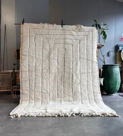 Marokkanischer Vintage Beni Ourain Berber Wollteppich, 1990