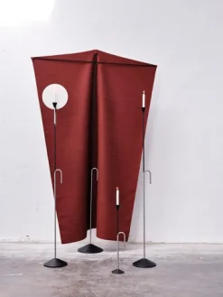 Maroon Kvadrat Baton Paravant von Ronan Bouroullec für BD Barcelona