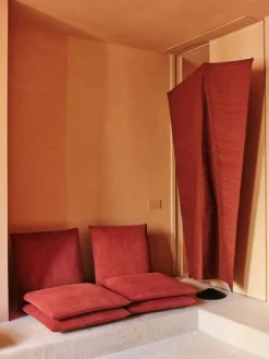 Maroon Kvadrat Baton Paravant von Ronan Bouroullec für BD Barcelona