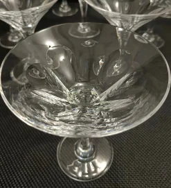 Martinigläser aus Kristallglas von Christinenhutte, Deutschland, 1970er, 12er Set