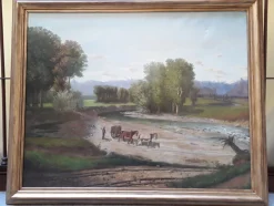 Massa, Landschaft, 1880er, Öl auf Leinwand