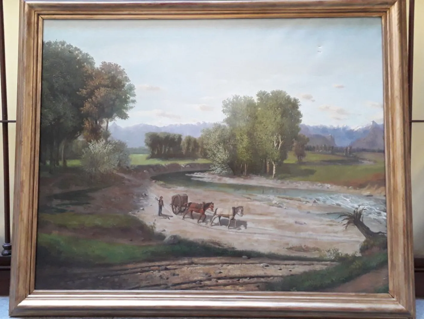 Massa, Landschaft, 1880er, Öl auf Leinwand