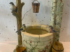 Massier Delphin Keramik Brunnen von Vallauris
