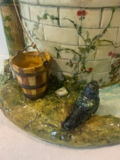 Massier Delphin Keramik Brunnen von Vallauris