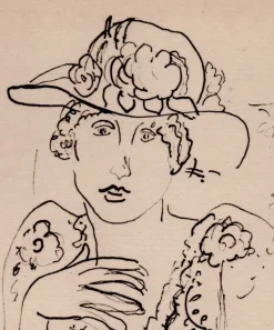 Matisse, Sitzendes Mädchen, Original Lithographie, 1920