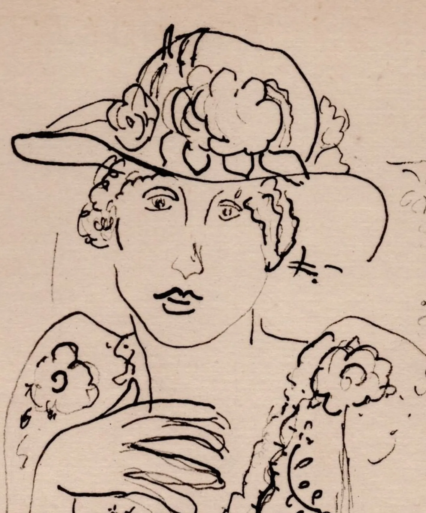 Matisse, Sitzendes Mädchen, Original Lithographie, 1920