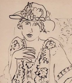 Matisse, Sitzendes Mädchen, Original Lithographie, 1920
