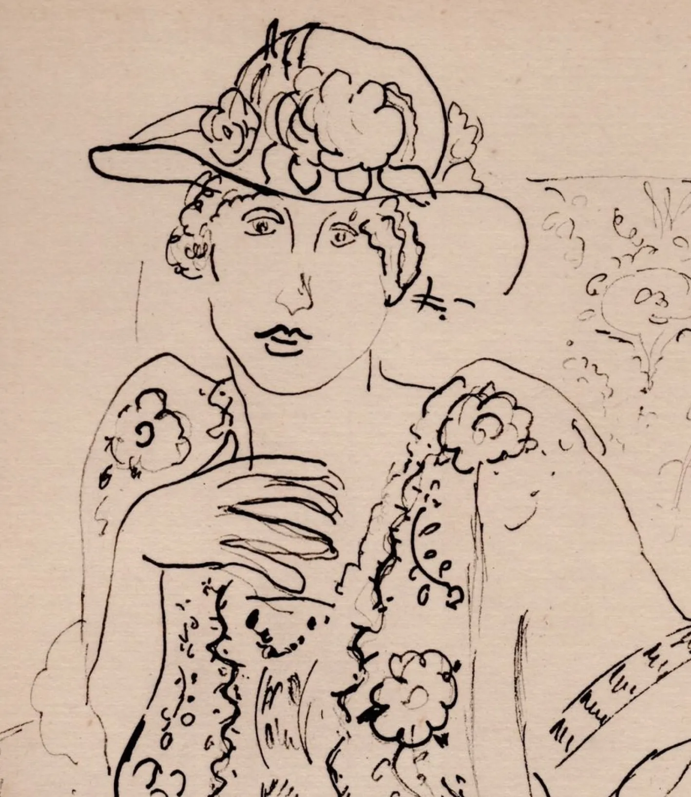 Matisse, Sitzendes Mädchen, Original Lithographie, 1920