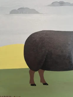 Matt Rix, Walter, Öl auf Holz, gerahmt
