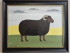 Matt Rix, Walter, Öl auf Holz, gerahmt