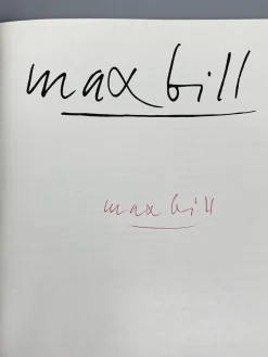 Max Bill, Geometrische Komposition, Siebdruck, 1988