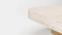 Meco Tisch aus Travertin & Eiche von Studio Rig für Collector