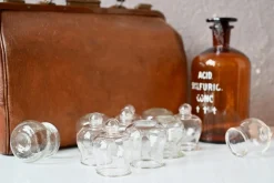 Medizinische Saugnäpfe, 1930er, 10 . Set