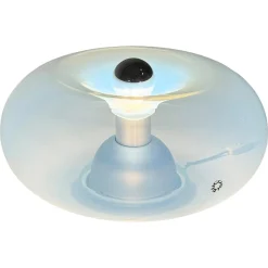 Medusa Tischlampe aus perlmuttfarbenem Muranoglas von Nason für Leucos, Italien, 1960er
