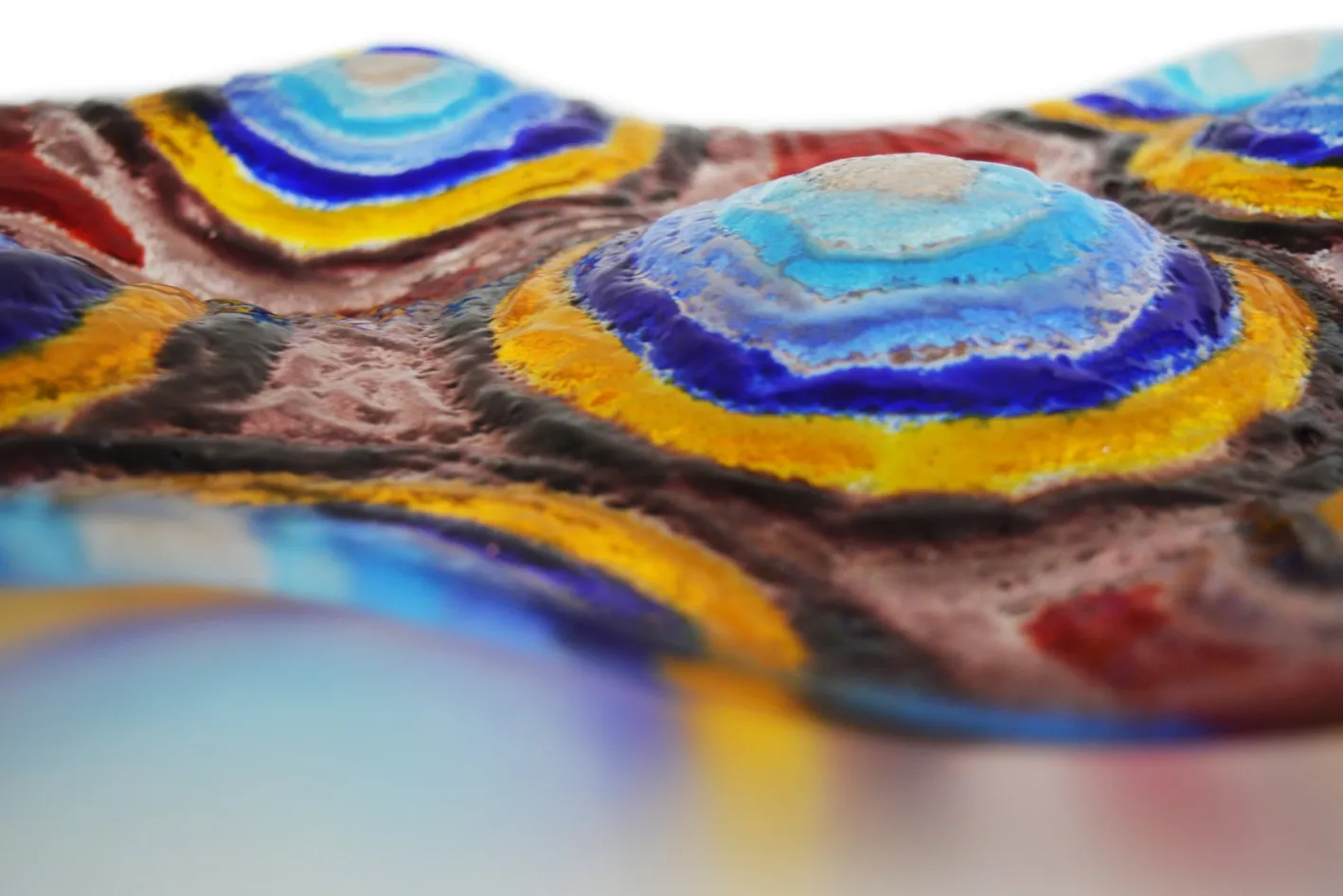 Mehrfarbiger Alba Stellata Tafelaufsatz aus Muranoglas von Stefano Birello für VéVé Glas