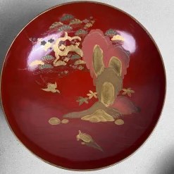 Meiji Periode Sakazuki Maki-e 蒔絵 Lackwaren, Japan, 1890er, 5er Set