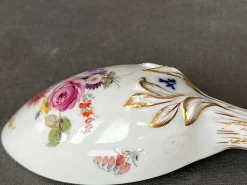 Meissen Porzellan Servierlöffel, 19. Jh.