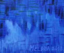 Meldra Bula, Rainy Evening Diptychon, 2018, Acryl auf Leinwand, 2er Set