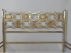 Messing Doppelbett von Osvaldo Borsani, 1960er