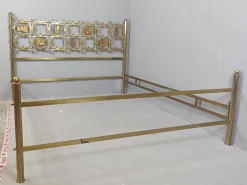Messing Doppelbett von Osvaldo Borsani, 1960er
