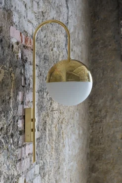 Messing Wandlampe 01 von Magic Circus Editions, 2er Set